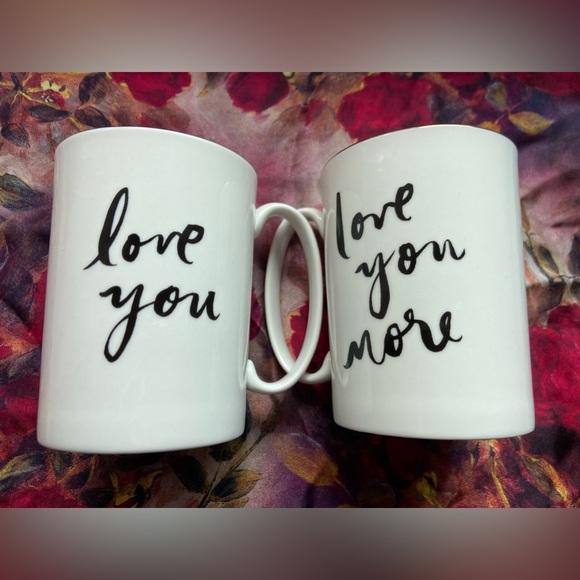 Kate Spade New York by Lenox Bridal Party Love You More Mugs 2 piece set, NWOB - Picture 2 of 5